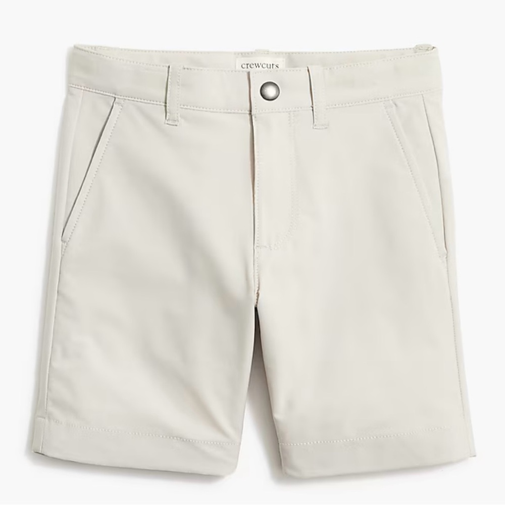 J. CREW BOYS GRAMERCY TECH SHORT IN STONE SIZE 3